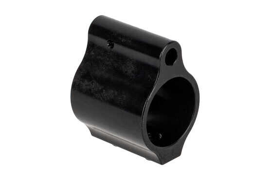 Aero Precision Low Profile gas block for .750" barrels features a nitride finish and logo-free sides.
